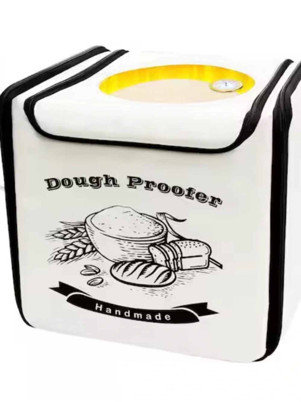 Folding Bread Proofing Box Fabric Dough Proofer with Temp Control 8-Timer Humidi